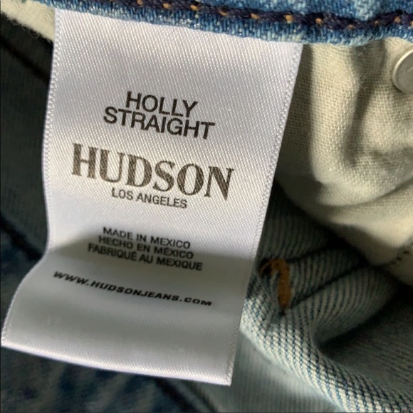 NWT HUDSON Holly Straight Leg Jeans Sz 29 NWT - Picture 6 of 6
